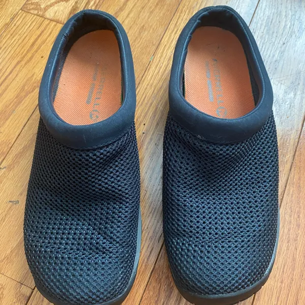 Women's Black Merrell Jungle Moc Slip On Nylon‎ Leather Comfort Shoes Size 6 - Image 2