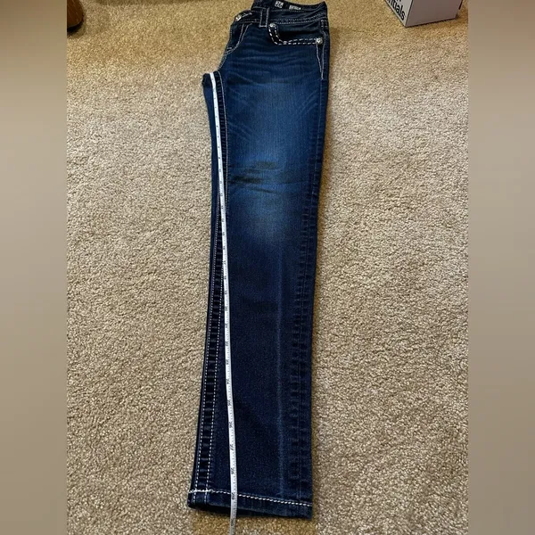 Miss Me Women's Skinny Jeans with Stitching Accent and Embellishment Size 26 - Image 13