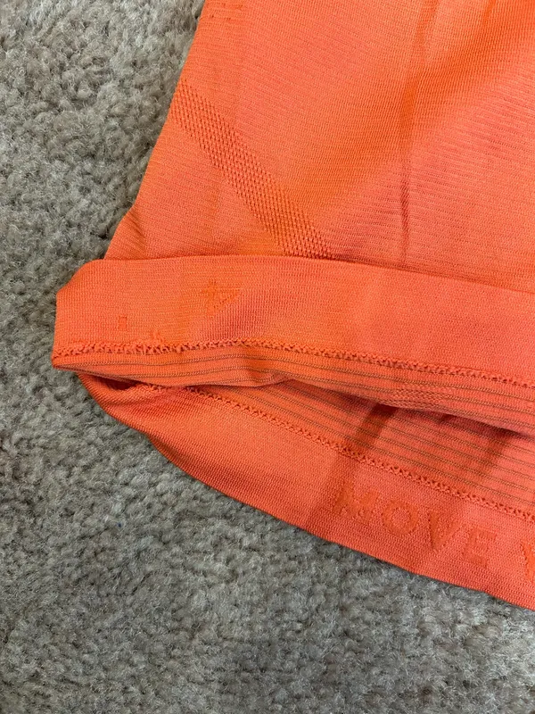 Lululemon Orange Swiftly Tech Long Sleeve Race Length Size 4 - Image 7
