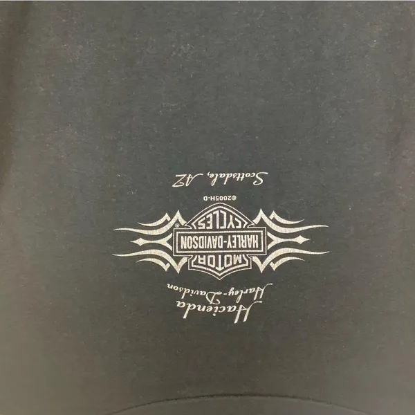 Harley-Davidson Black Fitted Knit Shirt‎ - Image 8