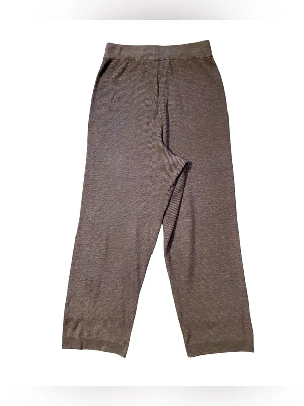 Free People FP Beach Malibu Brown Surf Knit Pants XL - Image 5