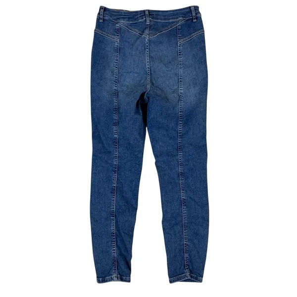 We The Free High Rise Skinny Jeans Dark‎ Wash Denim Women's Size 31 - Image 3