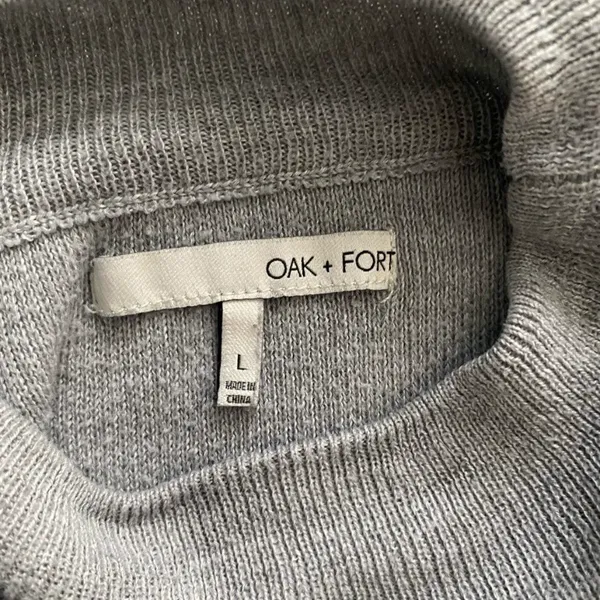 Oak + Fort SZ L grey sweater - Image 4