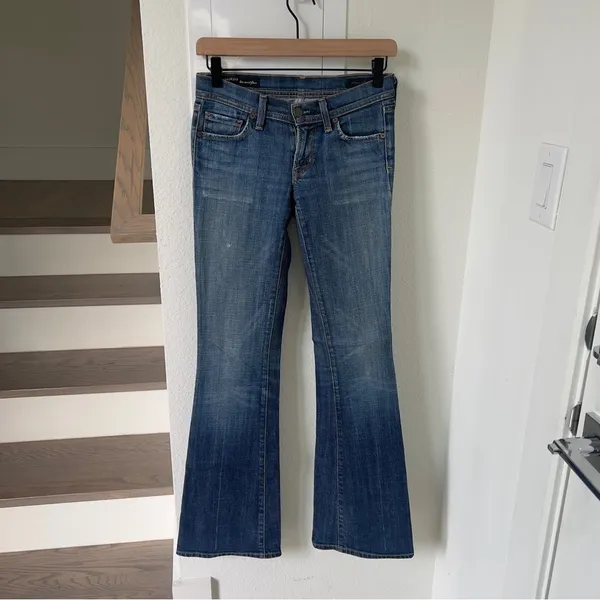 Vintage Citizens of Humanity Ingrid 002 Low Waist Flare Jeans - Image 2
