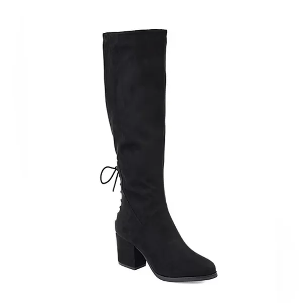 Lee JOURNEE Collection Leeds Black Knee High Boots Size 9 - Image 16