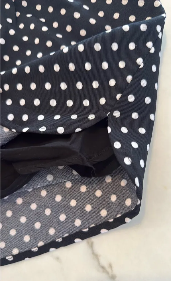 Pim + Larkin Black and White Polka Dot Shorts - Image 3