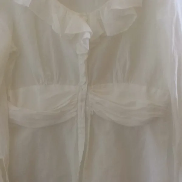 FINAL MARKDOWN LOVELY ladies blouse large White - Image 2