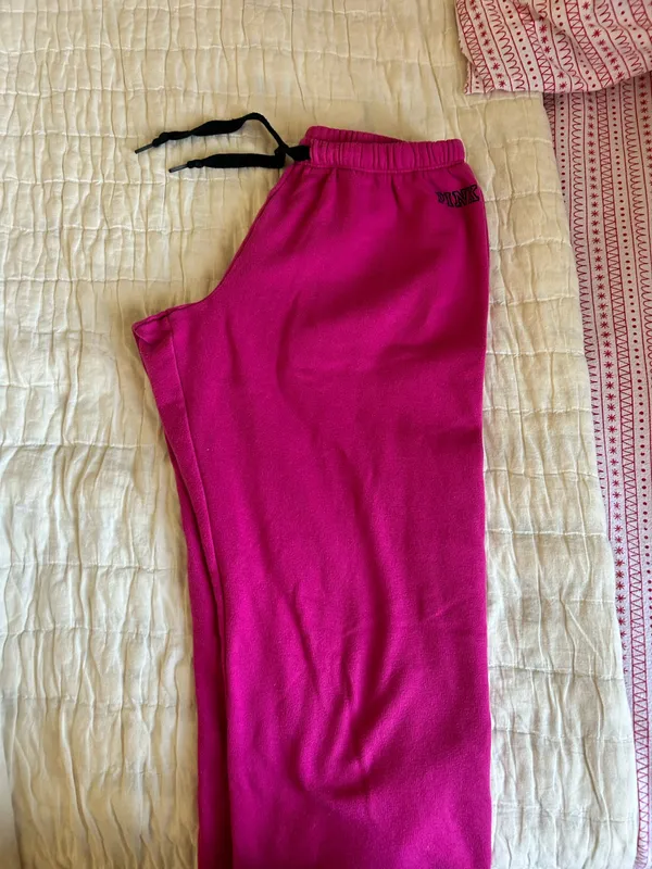 PINK Victoria's Secret Sweatpants Pink - Image 3