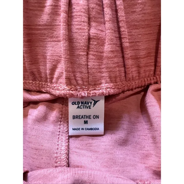 Old Navy Active Go Dry Pull On Pants Coral Wide Leg Relaxed Travel Athleisure - Image 6