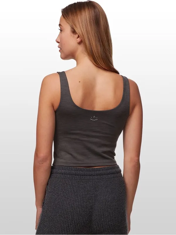 BEYOND YOGA Ribbed Tank Top in Charcoal Size XL - Image 4
