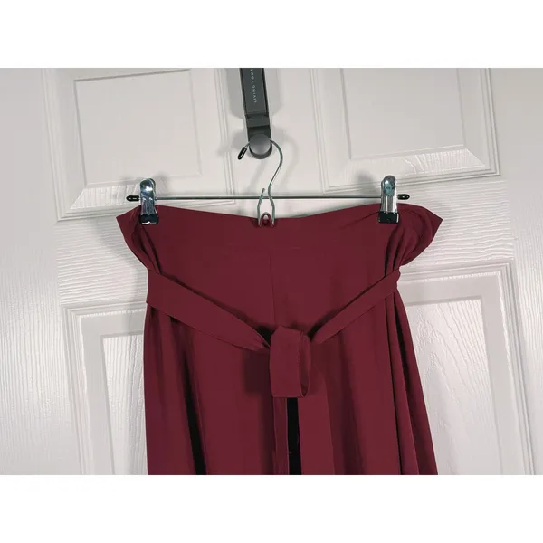 Halara Breezeful High Waisted Convertible Midi Skirt Dress Size Large Burgundy - Image 9