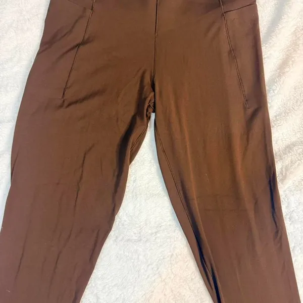 Source Unknown Unbranded Women's Brown Leggings - Image 2