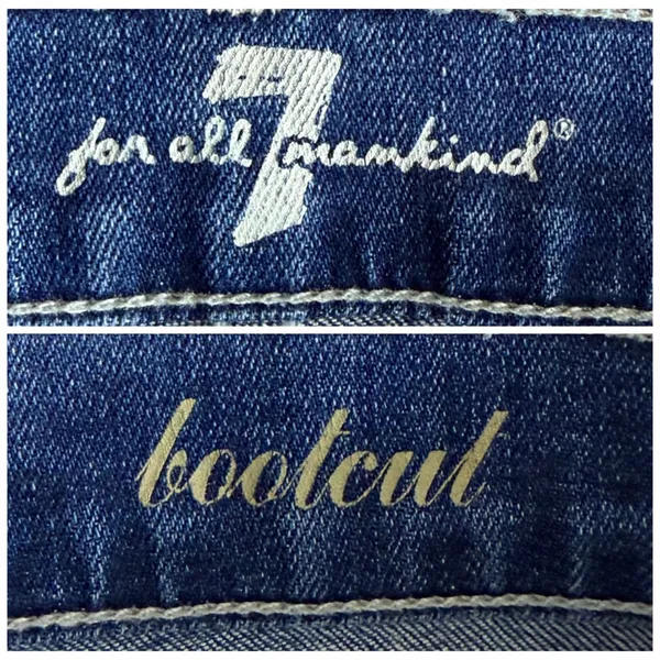 7 For All Mankind Women’s Bootcut Jeans Size 26 Medium Wash Low Rise Made in US - Image 10