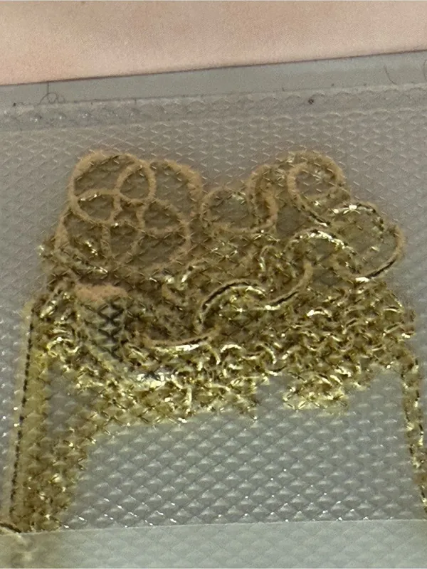 Kendra Scott | Gold Plated & Purple/Blue Heart Druzy Necklace - Image 3