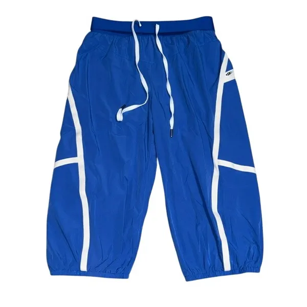 Free People Movement No Fear Run Cropped Pants Athlete Blue Combo Small - Image 4