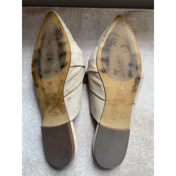 J.Crew Pointed Toe Slip-On Loafers Beige Suede‎ Knotted 9 Preppy Coastal Summer - Image 7