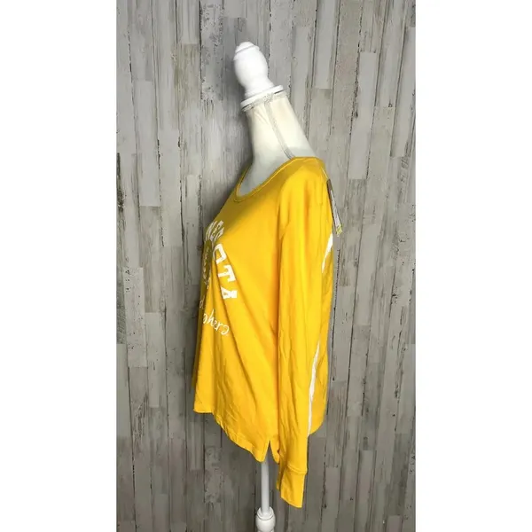 NWT Minnesota Golden Gophers Women's Long Sleeve Yellow T-Shirt Size Small‎ - Image 4