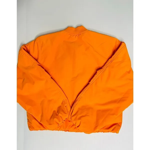 Anthropologie ICHI IHELISO JA Bomber Jacket size 38/ Medium Orange Full zip - Image 8