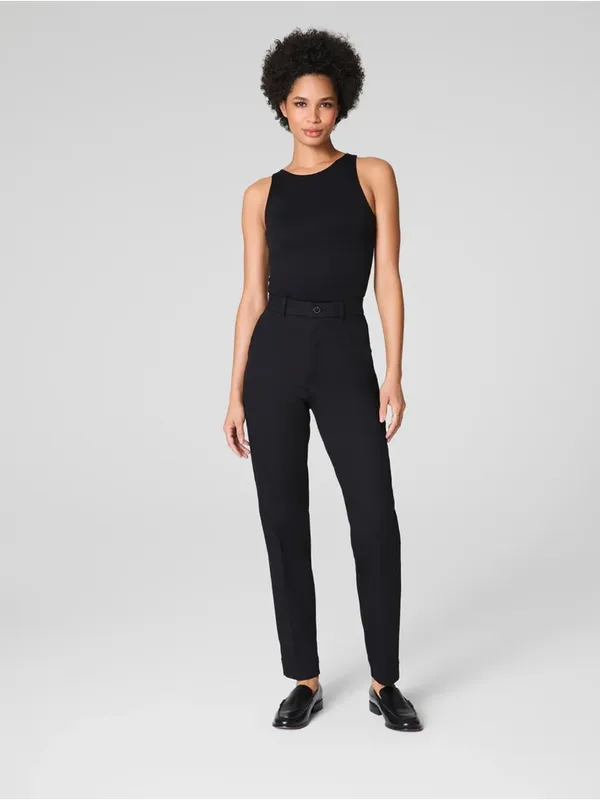Spanx SPANXsupersmooth Stretch‎ Twill Slim Straight Pant Womens Size M - Image 2