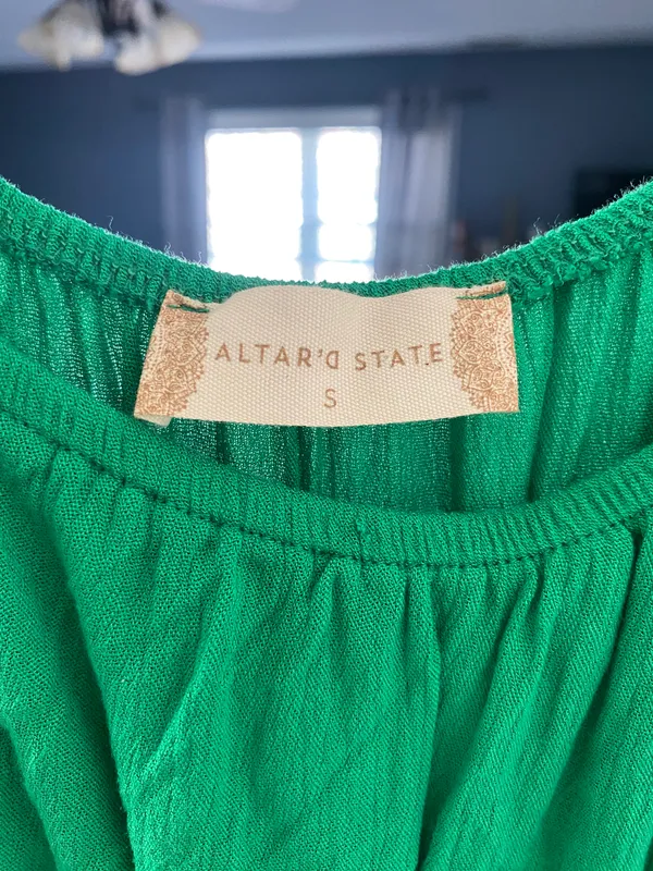 Altard State Green Romper Dress - Image 4