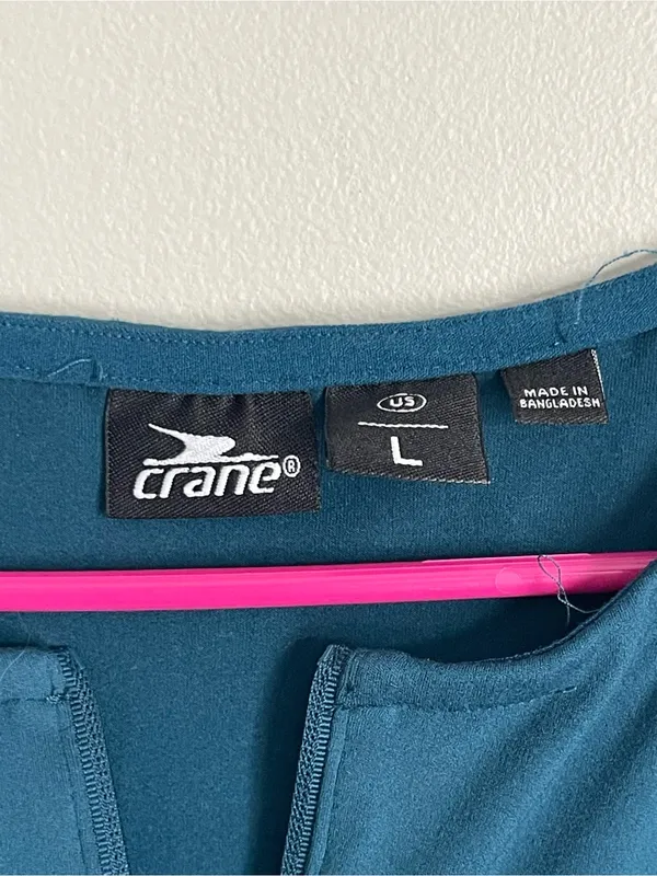 CRANE | Teal Quarter Zip Sleeveless Athletic Dress w/ Shorts Sz L - Image 6