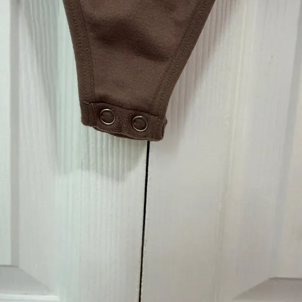 Light Brown Dark Nude Bodysuit Small - Image 4