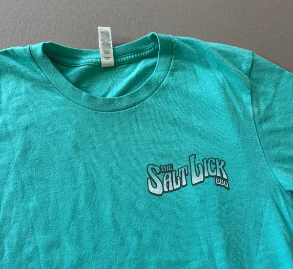 The Salt Lick BBQ Country Graphic Tee Blue Size M - Image 4