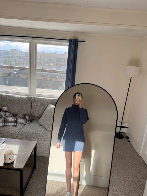 Amazon Oversized Sweater Dress Turtleneck - Image 4