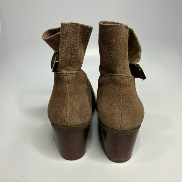 Franco‎ Sarto monument suede leather ankle boots size 7.5 - Image 5