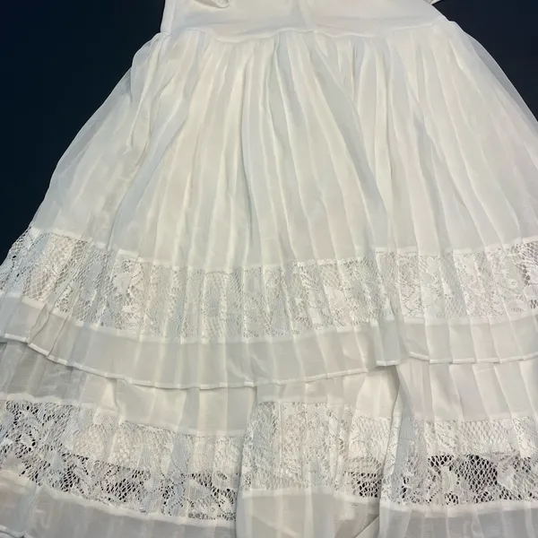 French Connection Women’s Dress Size 4. Lace. Pleated. Elegant. Light. XS - Image 13