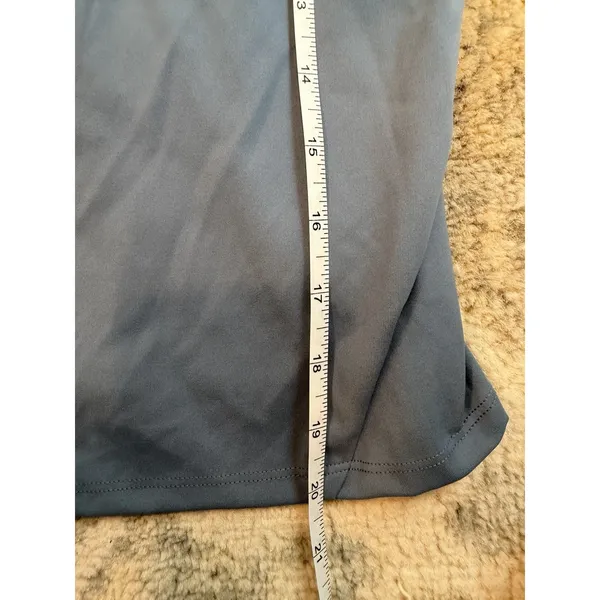 Spanx Better Base Active V-Neck Shelf Tank Blue Sz Large NWT $80 - Image 8