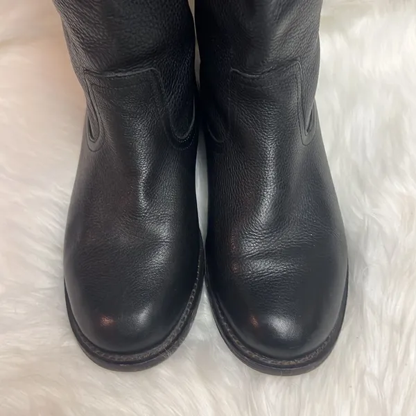 H by Halston Tall Shaft Leather Boots Size 9B BIN 12‎ - Image 5
