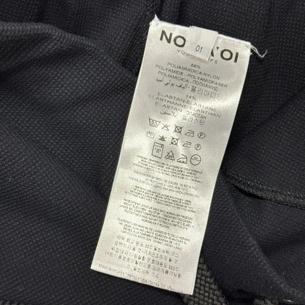 NO KA'OI Black Waffle Knit‎ Jogger Pants Yoga Athleisure Drawstring Waist Small - Image 7