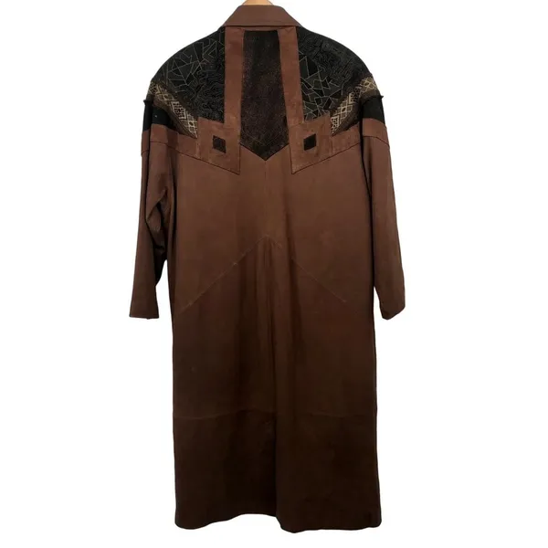 Vintage Wilsons Leather Trench Coat Thinsulate Womens XL Used - Image 2