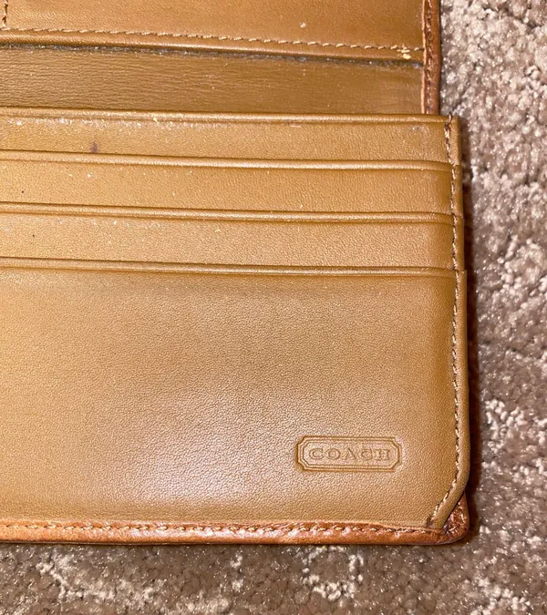 Coach brown logo wallet - Image 7