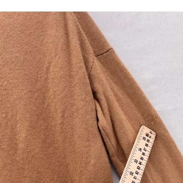 Womens Cashmere‎ Sweater Small Baselayer Soft Warm Cozy Neutral Capsule Simple - Image 12