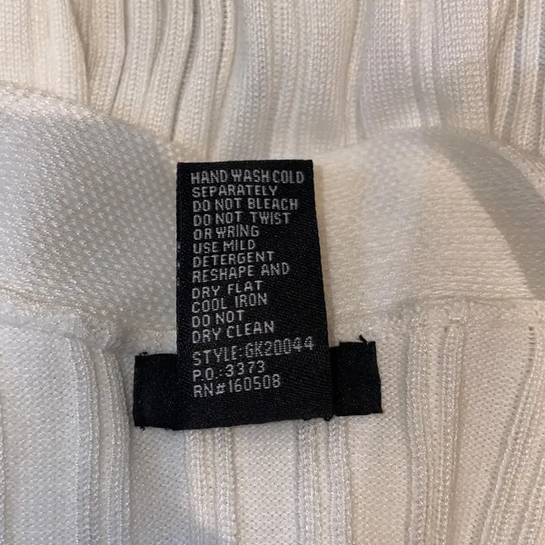 Cocobleu White Ribbed Cardigan Women's Open Front Lightweight Casual Sweater - Image 6