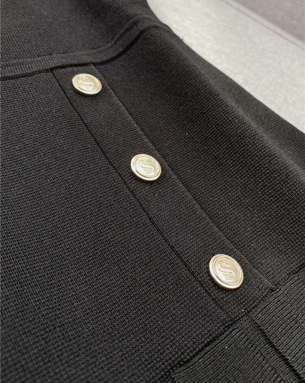 Sandro Hirondelle Black Dress - Image 6