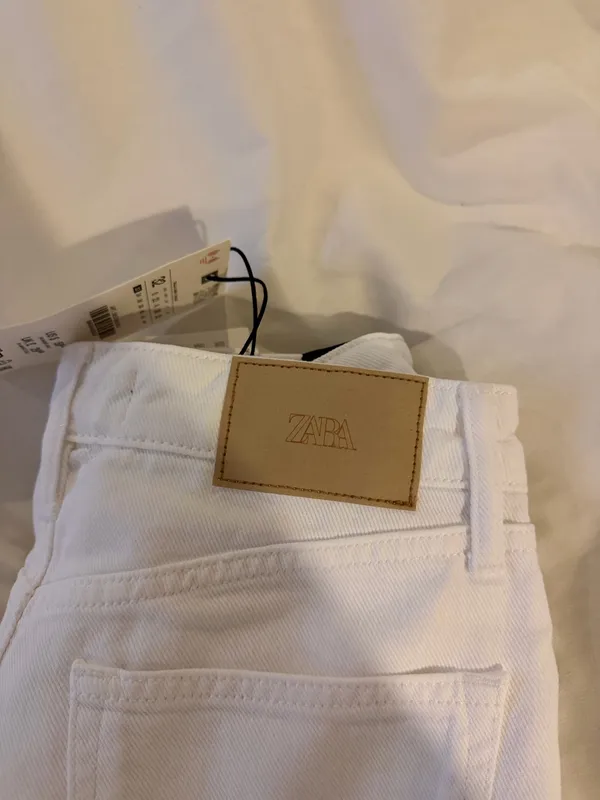 ZARA White Jeans Straight - Image 5
