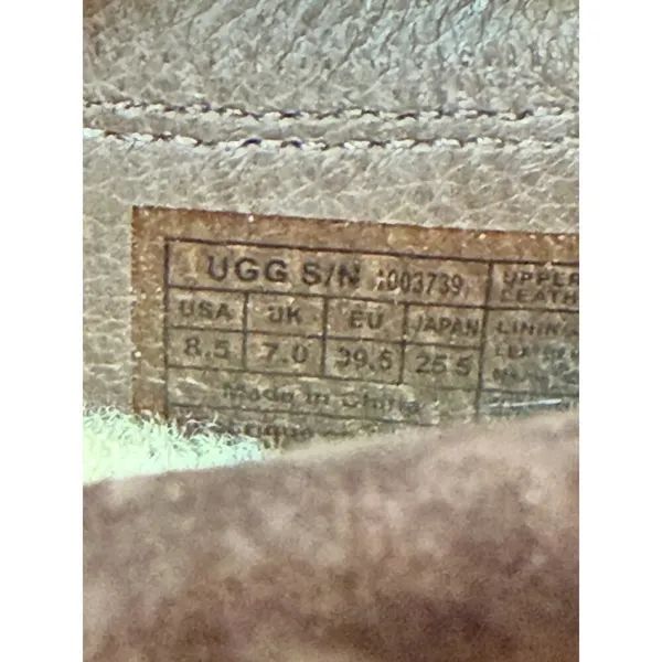 UGG Meena Java Dark Brown Suede Driver Loafers Women's Sz. 8.5 - Image 5