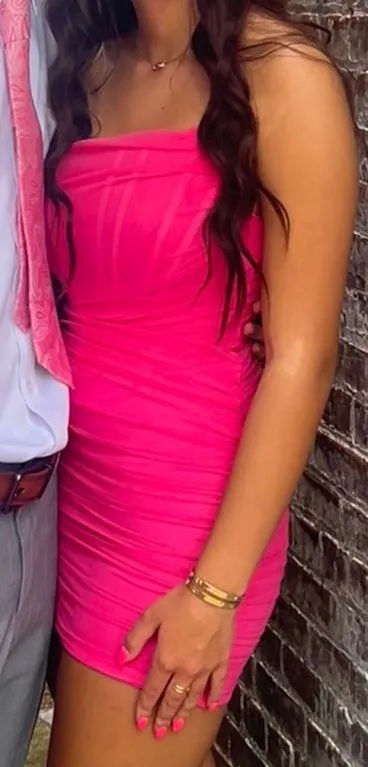 Pink Mini Corset Dress  - Image 2