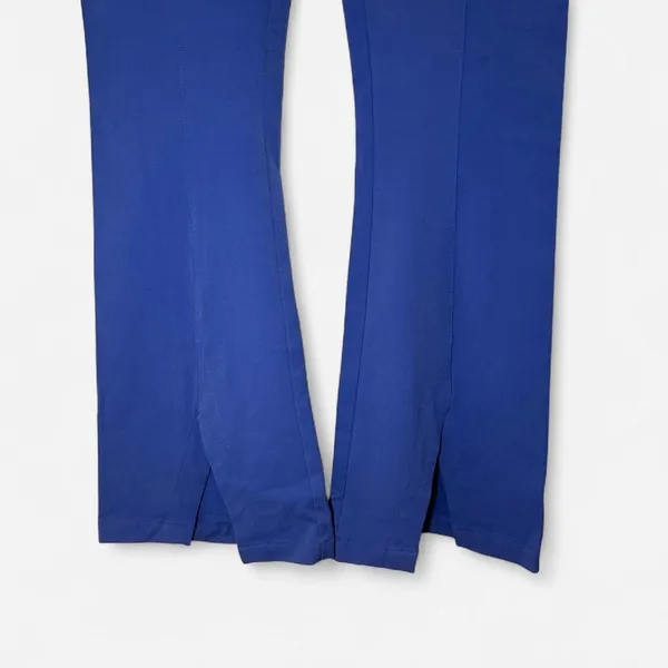 Free People Y2K Indie Flare Slit Pants Blue Violet Size XS - Image 4