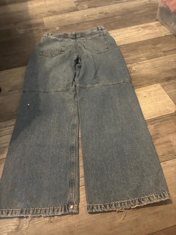 denim baggy garage jeans - Image 2
