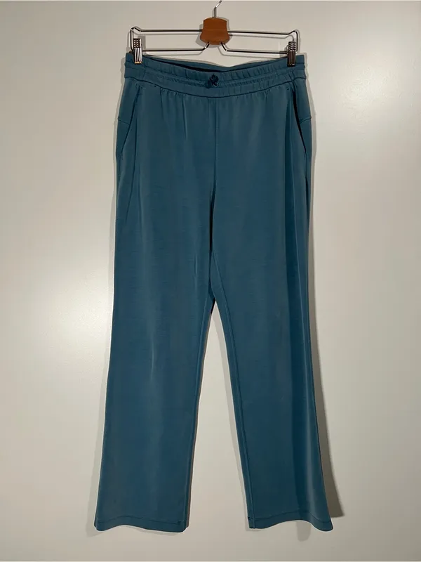 Lululemon Softstreme High-Rise Pants Full Length Utility Blue Size 8 - Image 4