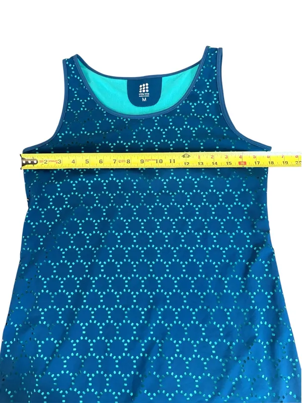 Title Nine Nimblene Illusion Laser Cut Stretch Athletic Dress Womens Medium - Image 8