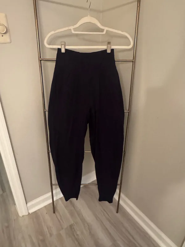 Free People Never Better Sweatpants Structured Black - Image 3