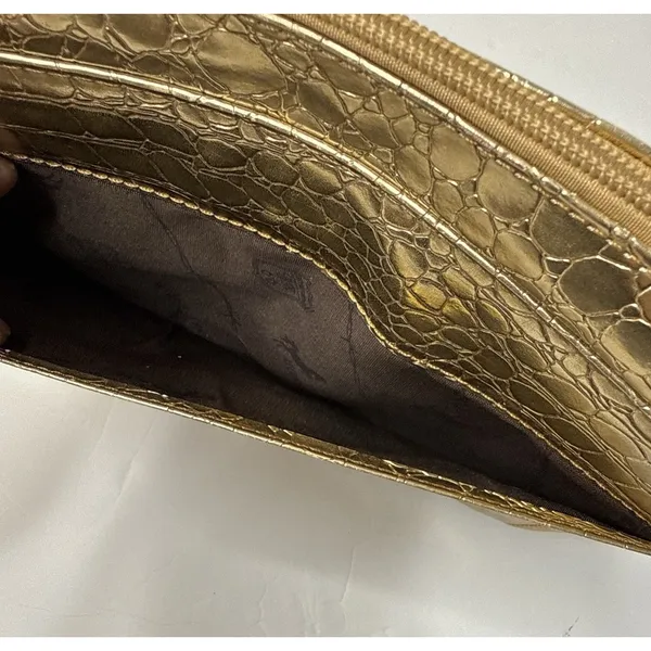 Montana West Bible Bag Gold Faux Diamonds Cross Spiritual Faith Church Study Zip - Image 9