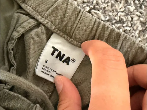 TNA Olive Green Drawstring Joggers - Image 7