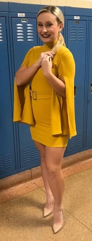 Pretty Little Thing Yellow Dress - Image 2
