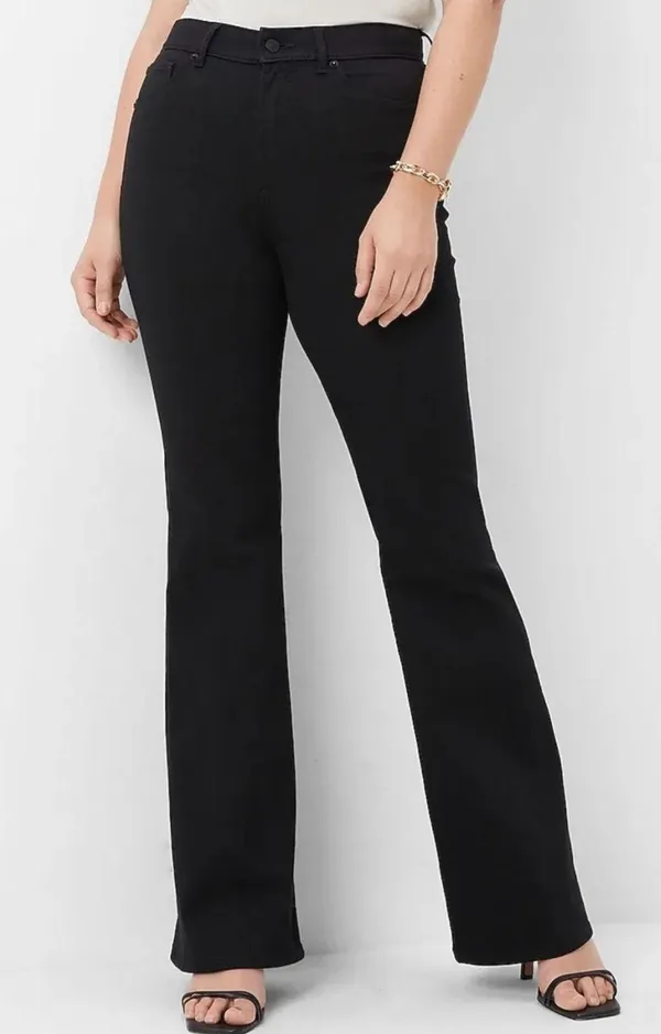 New with tags - Express Mid Rise Stay Black Skyscraper Jeans sz 6r - Image 2